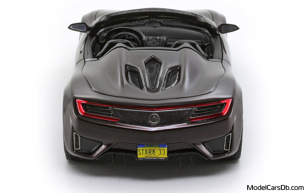 2012 - Acura NSX Roadster Concept TSM-Model 1/43 (Кафяв) Задница