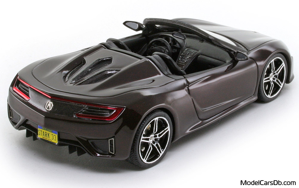 2012 - Acura NSX Roadster Concept TSM-Model 1/43 (Кафяв) Задна дясна страна