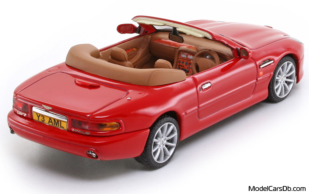 1993 - Aston Martin DB7 Vantage Volante Vitesse 1/43 (Зелен) Задна дясна страна