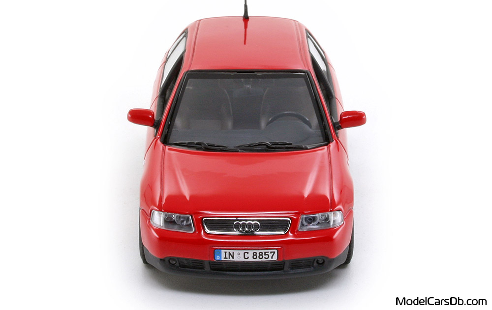 1999 - Audi A3 (8L) Minichamps 1/43 (Червен) Предница