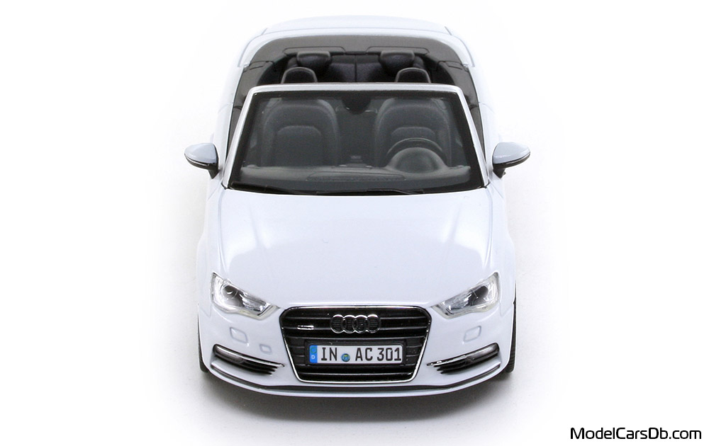 2013 - Audi A3 Cabriolet (8V) Herpa 1/43 (Бял) Предница