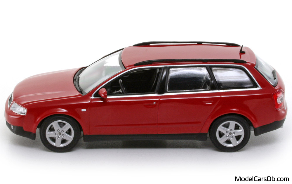 2001 - Audi A4 Avant (B6) Minichamps 1/43 (Червен) Страна