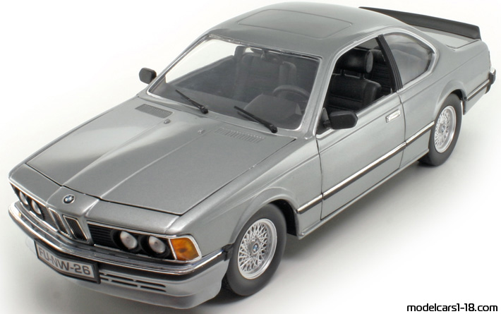 1979 - BMW 635 CSi (E24) Anson 1/18 (Сребрист) Предна лява страна