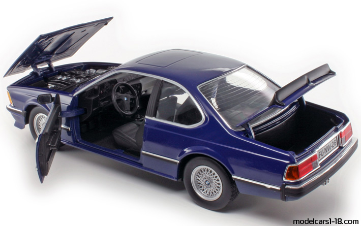 1979 - BMW 635 CSi (E24) Anson 1/18 (Син) Отваряеми части