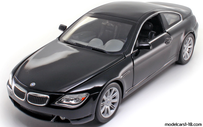 2004 - BMW 645 Ci (E63) Hot Wheels 1/18 (Black) Предна лява страна