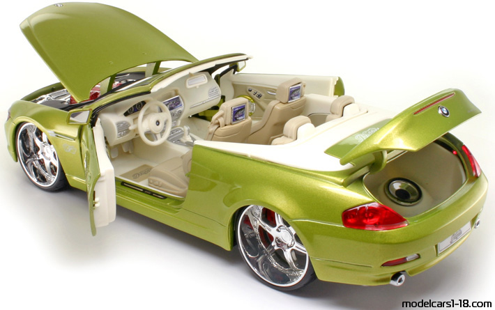 2005 - BMW 645 Ci (E64) Maisto 1/18 (Зелен) Отваряеми части