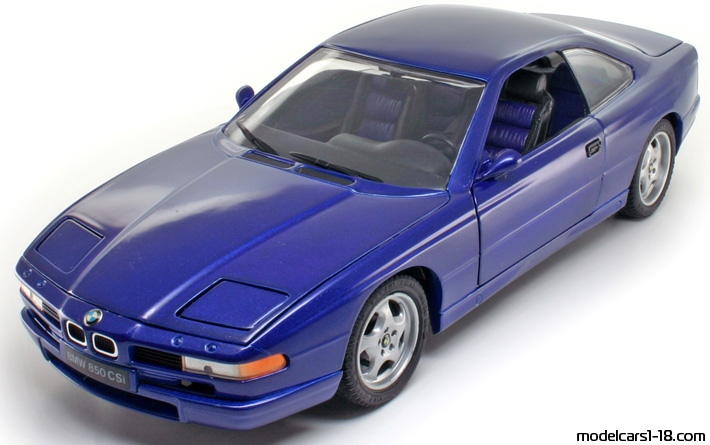 1990 - BMW 850 CSi (E31) Revell 1/18 (Yellow) Предна лява страна