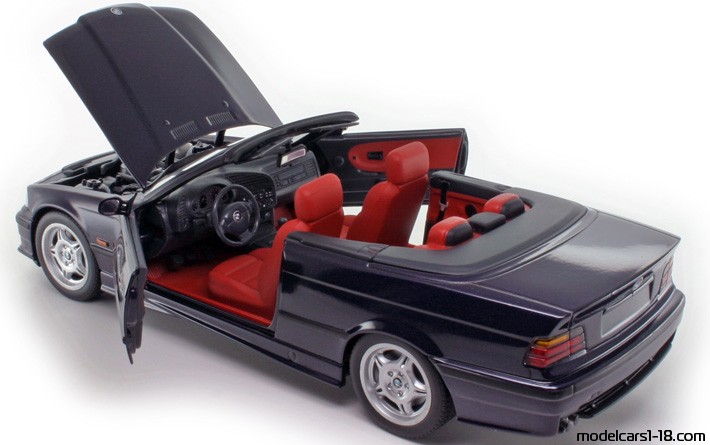 1992 - BMW M3 (E36) UT 1/18 (Лилав) Отваряеми части
