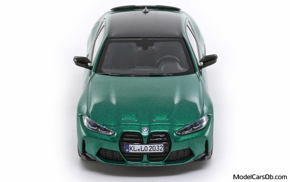 2020 - BMW M4 Competition (G82) Minichamps 1/43 (Зелен) Предница
