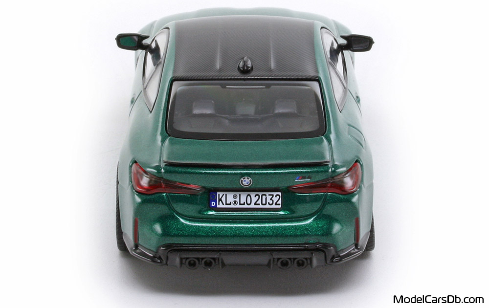 2020 - BMW M4 Competition (G82) Minichamps 1/43 (Зелен) Задница