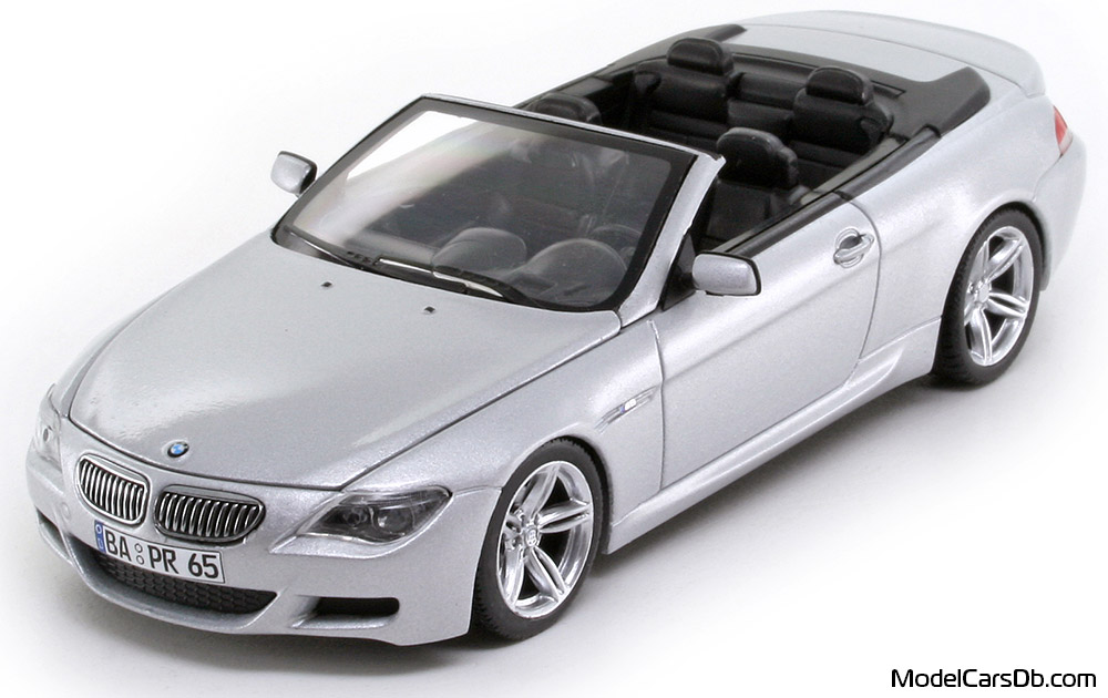 2006 - BMW M6 (E64) Minichamps 1/43 (Сребрист) Предна лява страна