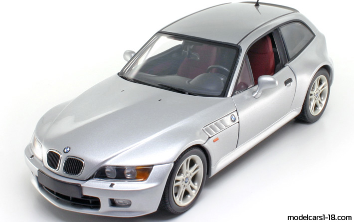 1996 - BMW Z3 (E36/8) UT 1/18 (Светло сребрист) Предна лява страна