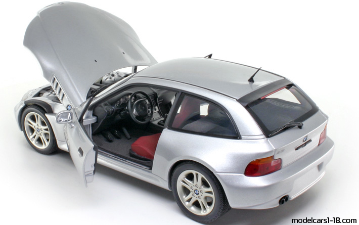 1996 - BMW Z3 (E36/8) UT 1/18 (Светло сребрист) Отваряеми части