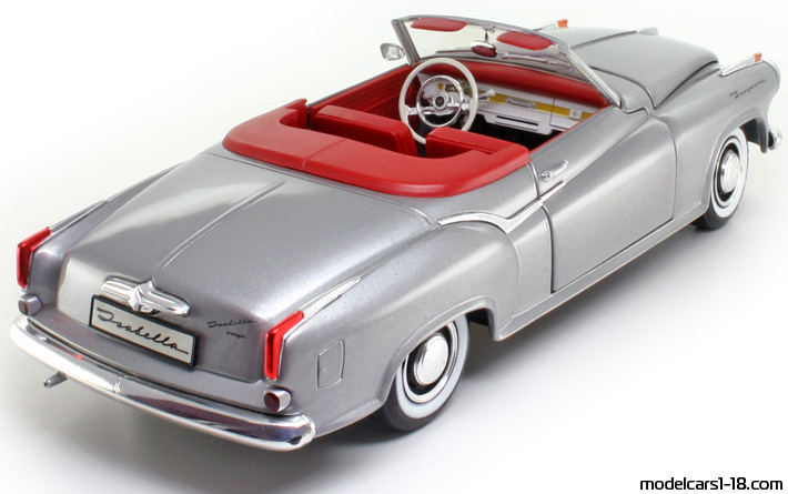 1958 - Borgward Isabella TS Revell 1/18 (Сребрист) Задна дясна страна