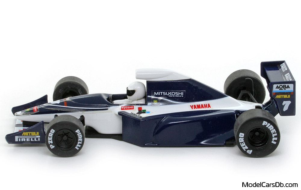 1991 - Brabham Yamaha BT60Y Kyosho 1/43 (Син / Бял) Страна