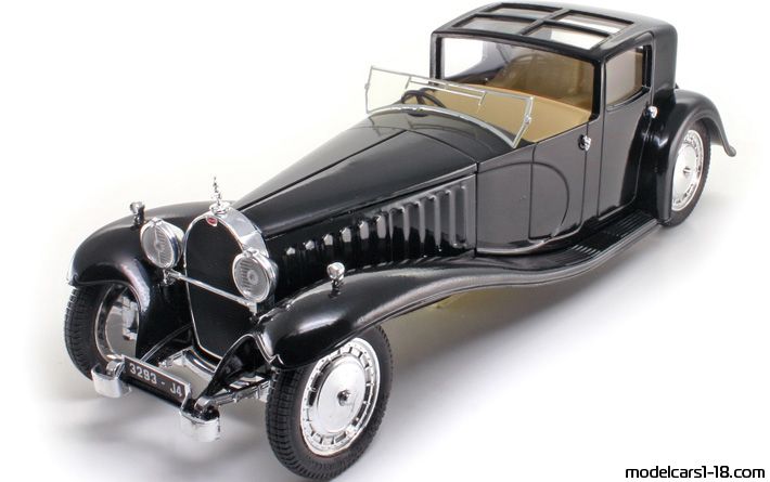 1930 - Bugatti Type 41 Royale Coupe de Ville Solido 1/21 (Черен) Предна лява страна