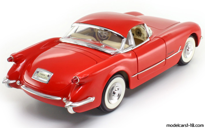 1954 - Chevrolet Corvette C1 Mira 1/18 (Red) Задна дясна страна
