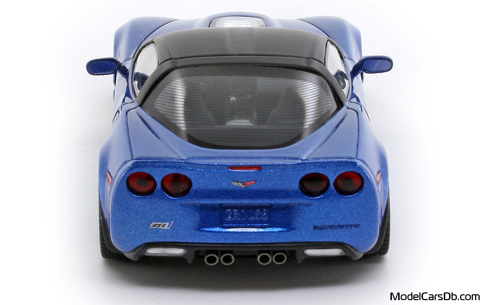 2010 - Chevrolet Corvette C6 ZR1 Spark 1/43 (Син) Задница