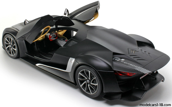 2008 - Citroen GT Concept Norev 1/18 (Черен) Отваряеми части
