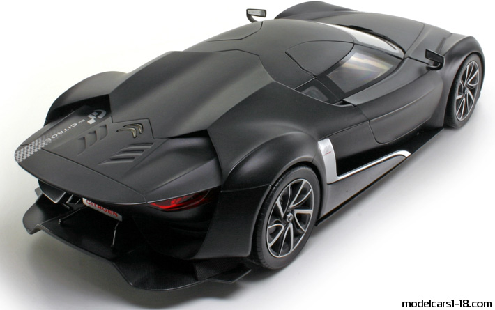 2008 - Citroen GT Concept Norev 1/18 (Черен) Задна дясна страна