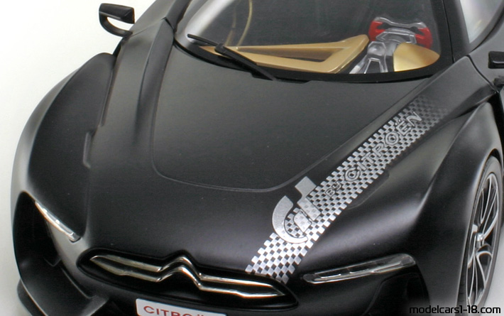 2008 - Citroen GT Concept Norev 1/18 (Черен) Багажник / Отварящи се фарове