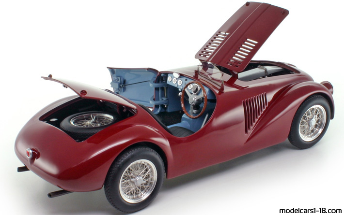 1947 - Ferrari 125 S Elite 1/18 (Червен) Отваряеми части