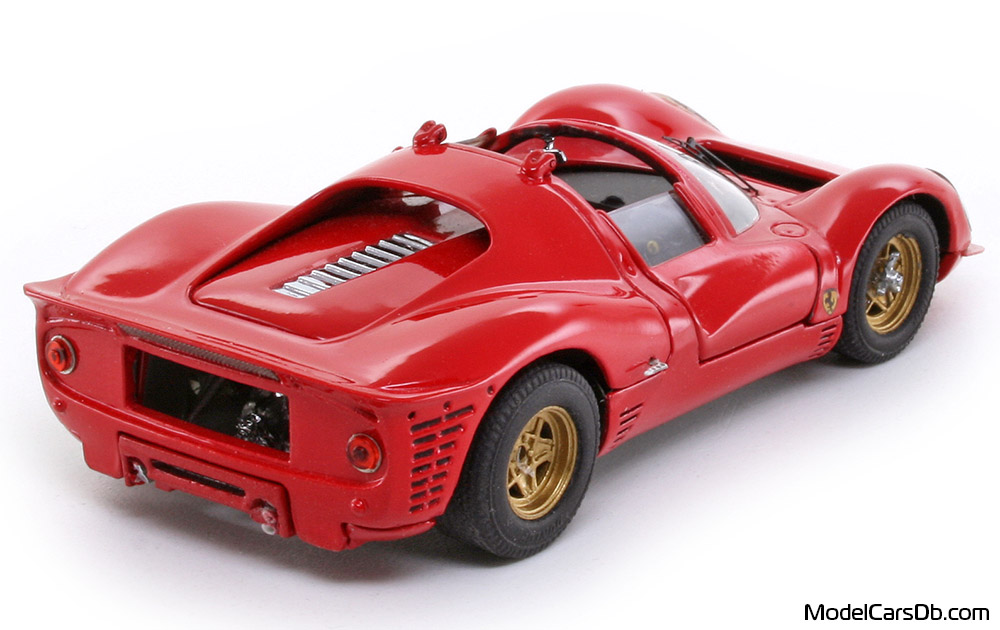 1967 - Ferrari 330 P4 Jouef Evolution 1/43 (Червен) Задна дясна страна