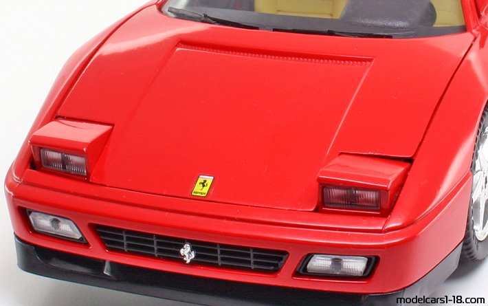 1989 - Ferrari 348 TB Mira 1/18 (Червен) Багажник / Отварящи се фарове