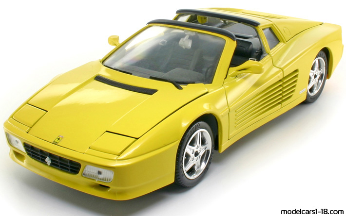 1991 - Ferrari 512 TR Mira 1/18 (Yellow) Предна лява страна