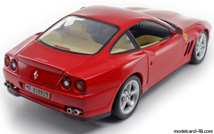 1996 - Ferrari 550 Maranello UT 1/18 (Червен) Задна дясна страна