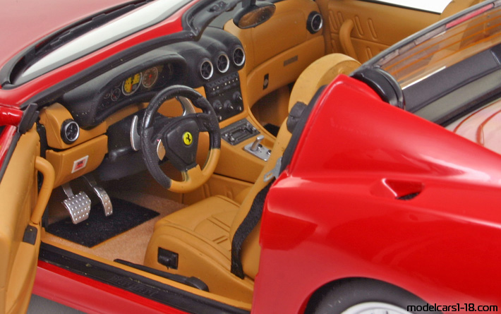 2006 - Ferrari 575 Superamerica Elite 1/18 (Червен) Интериор арматурно табло