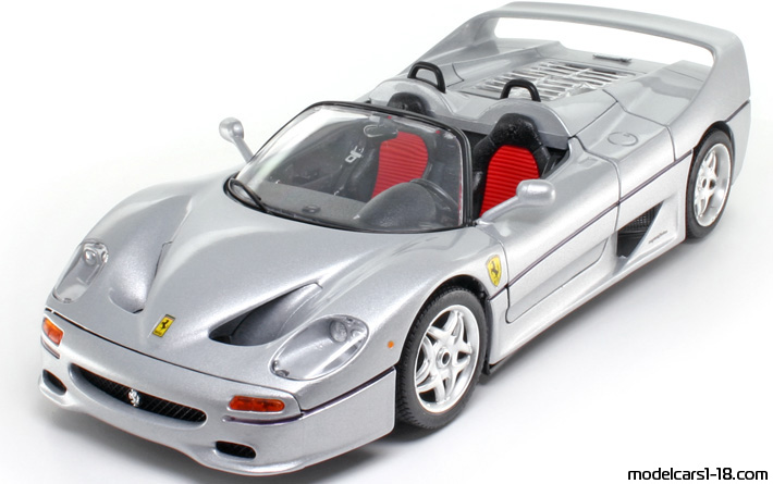 1995 - Ferrari F50 Bburago 1/18 (Black) Предна лява страна