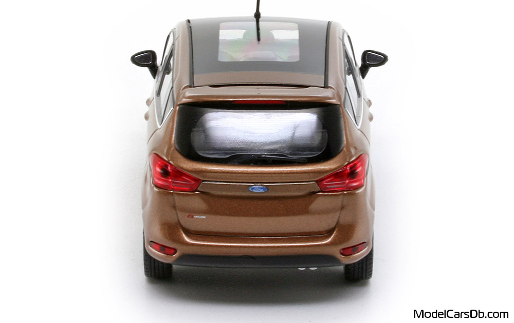 2012 - Ford B-Max Norev 1/43 (Кафяв) Задница