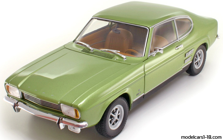 1969 - Ford Capri Minichamps 1/18 (Зелен) Предна лява страна