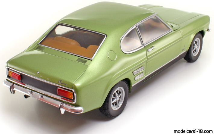 1969 - Ford Capri Minichamps 1/18 (Зелен) Задна дясна страна