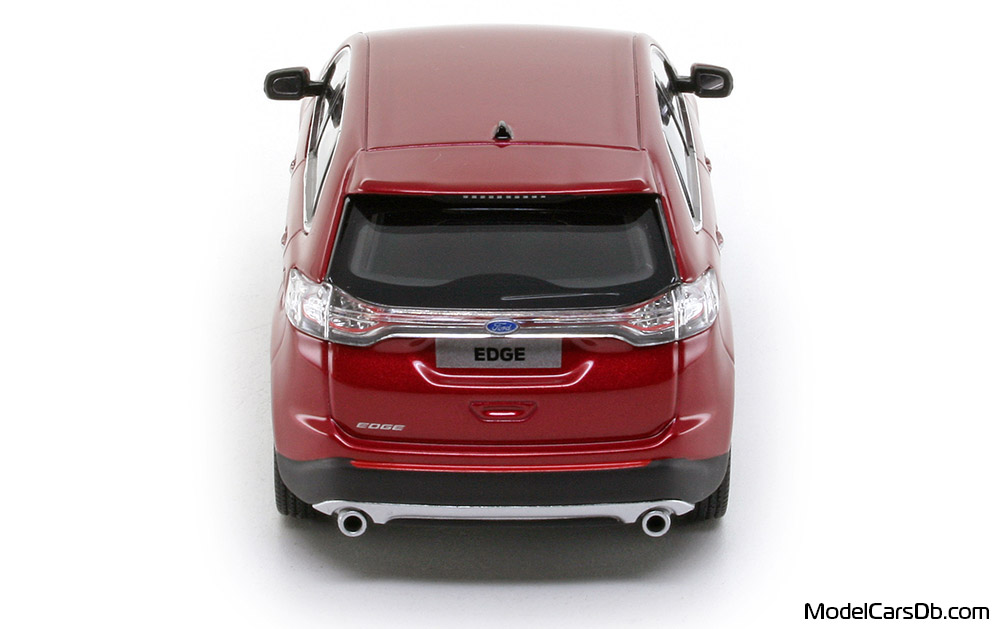 2017 - Ford Edge Norev 1/43 (Червен) Задница