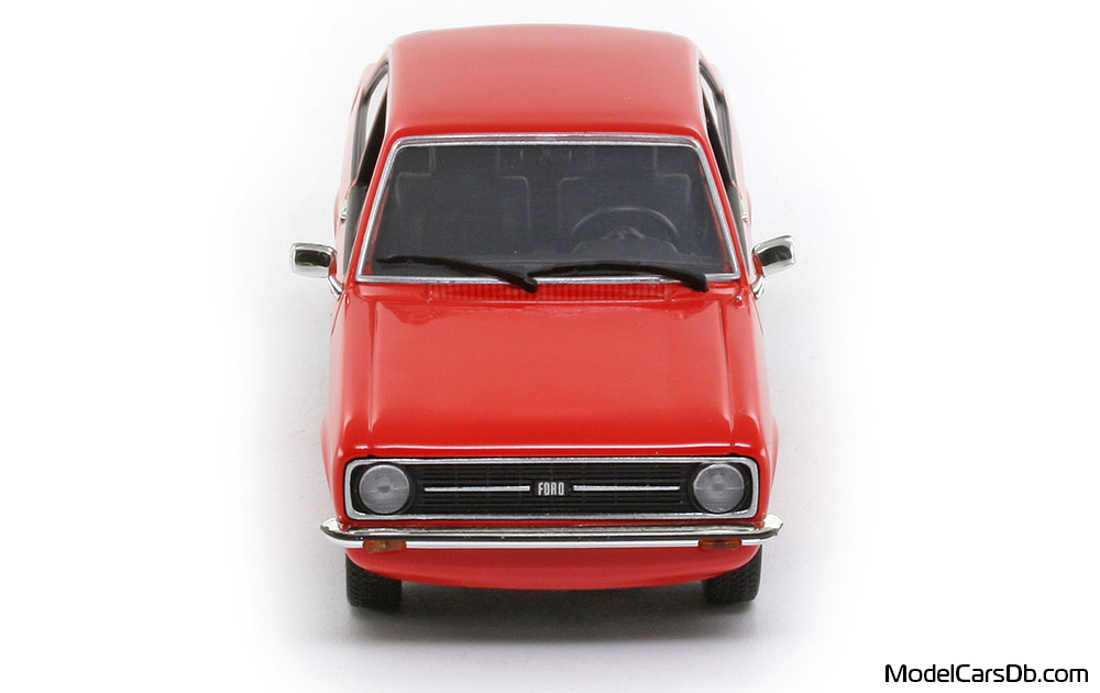 1975 - Ford Escort Minichamps 1/43 (Червен) Предница