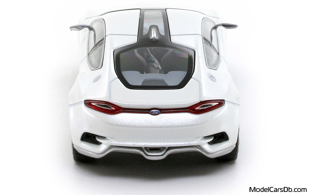 2011 - Ford Evos Concept Norev 1/43 (Бял) Задница