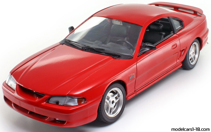 1994 - Ford Mustang GT Jouef Evolution 1/18 (Red) Предна лява страна