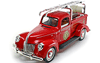 Ford Pickup Fire Dept Truck (пикап) 1940 Golden Wheel Diecast 1:20 - Детайли