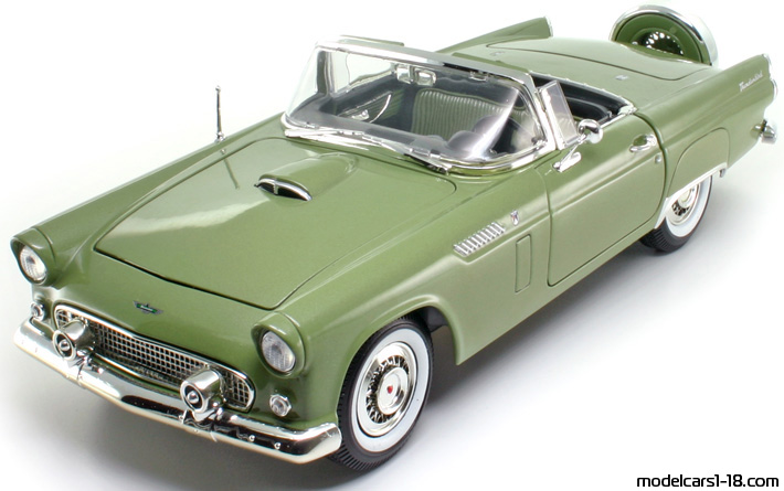 1956 - Ford Thunderbird Motor Max 1/18 (Кафяв) Предна лява страна
