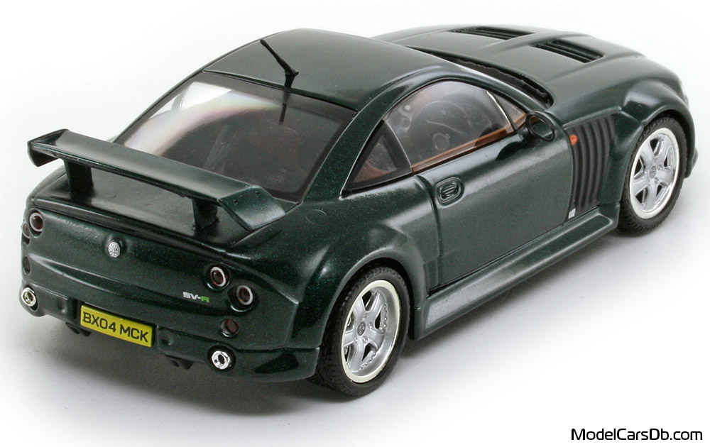 2004 - MG XPower SV-R Norev 1/43 (Зелен / Черен) Задна дясна страна
