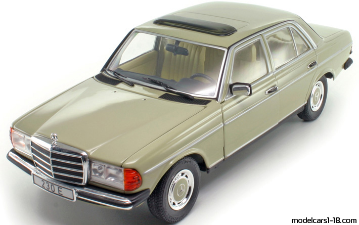 1976 - Mercedes 230 E (W123) Revell 1/18 (Кафяв) Предна лява страна