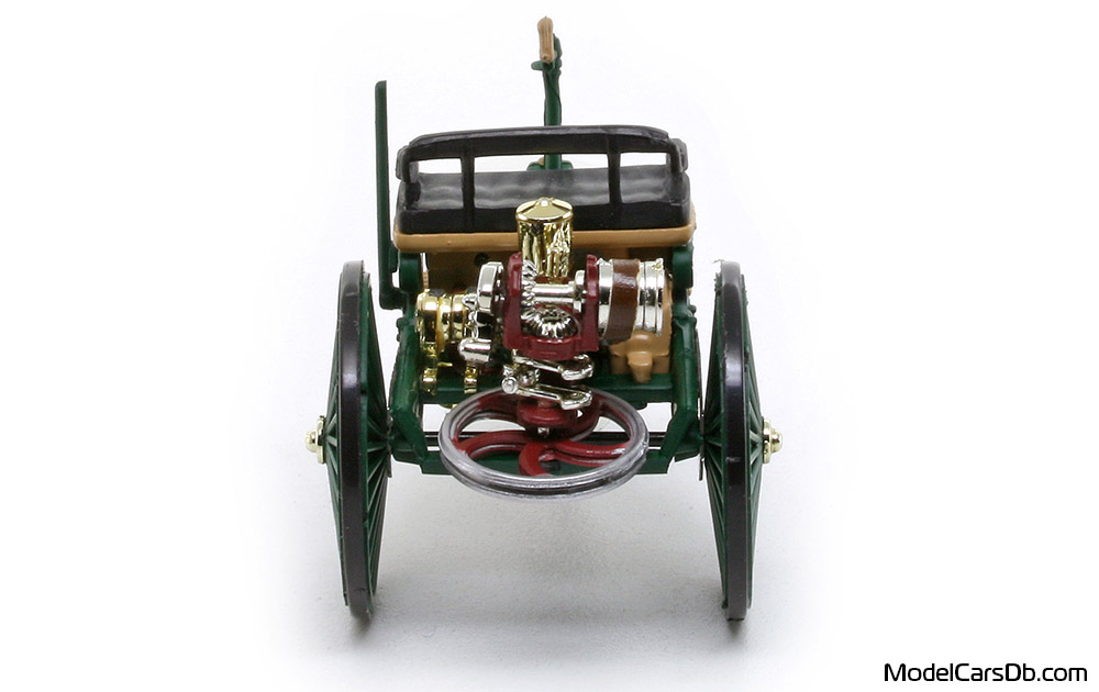 1886 - Mercedes Benz Patent-Motorwagen DeAgostini 1/43 (Зелен) Задница