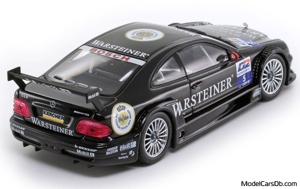 2000 - Mercedes CLK DTM (C208) AutoArt 1/43 (Black) Задна дясна страна
