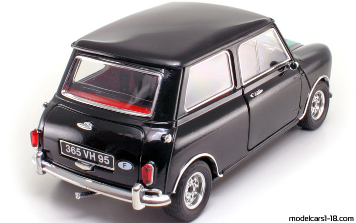 1964 - Morris Mini Cooper S Solido 1/16 (Черен) Задна дясна страна