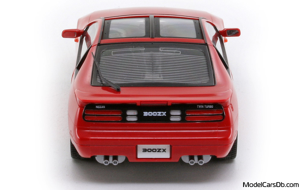 1989 - Nissan 300ZX Twin Turbo (Z32) Kato 1/43 (Червен) Задница