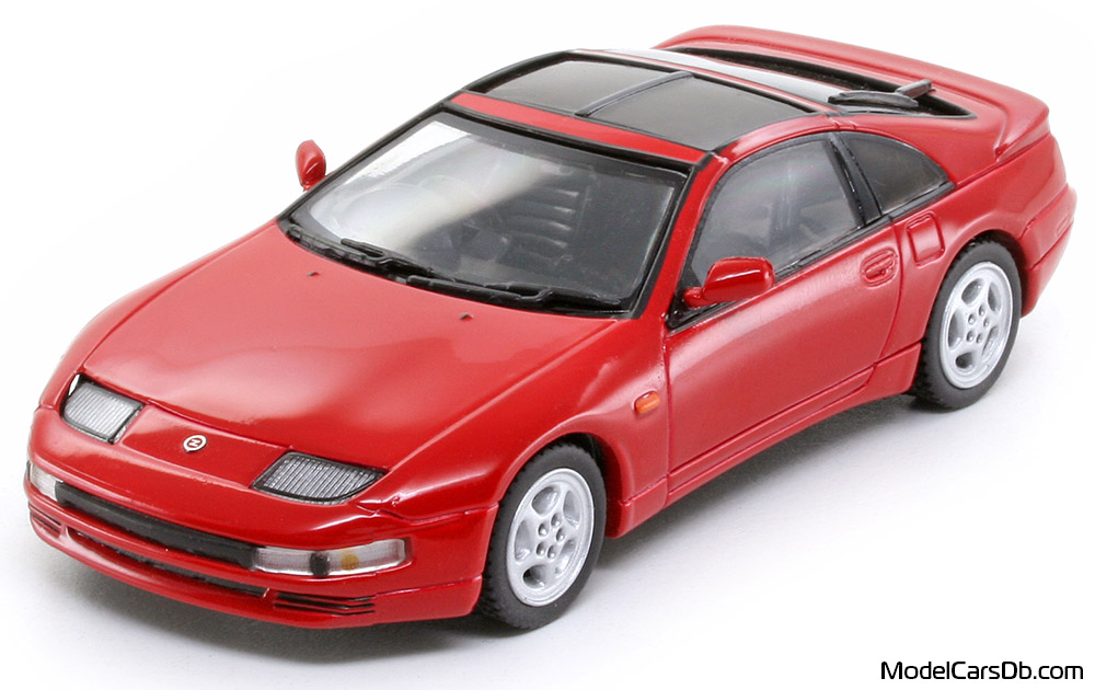 1989 - Nissan 300ZX Twin Turbo (Z32) Kyosho 1/43 (Червен) Предна лява страна