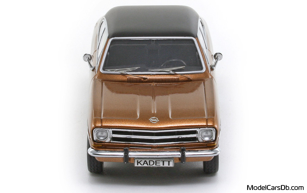 1967 - Opel Kadett LS Schuco 1/43 (Кафяв / Черен) Предница