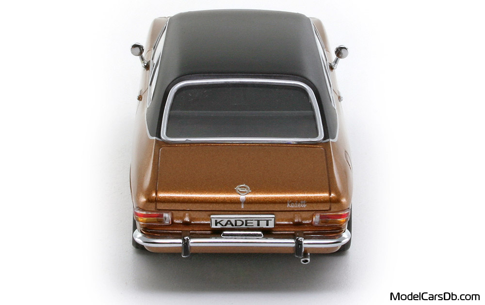 1967 - Opel Kadett LS Schuco 1/43 (Кафяв / Черен) Задница